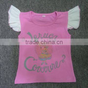 Custom Sweet Kids Sublimation t Shirt Baby Girls Cartoon T-shirt photo-4