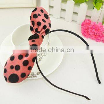 lovely cute hair bow polka dot headband hair accessories for kids