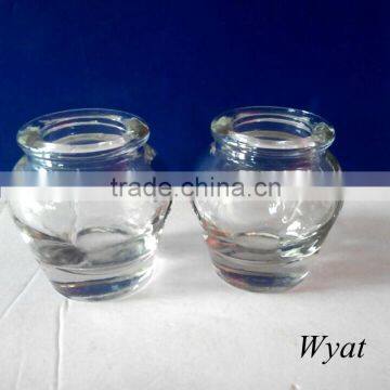 Small 40ml Glass Candle Holder Small Glass Storage Jars photo-5