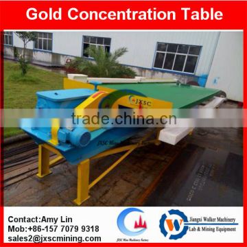 new designed vibration shaker table for alluvial gold washing plant