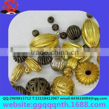 Metal Copper Iron Watermelon Flash Sand Rugby Pineapple Bead