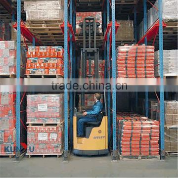 Heavy duty drive in pallet stack racking systems