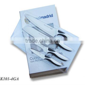 4pc ceramic coating knife set with gift box packed