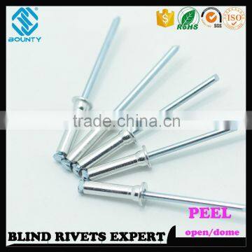 HOT SELLING OPEN END FACTORY ALU/ST BLIND PEEL RIVETS photo-6