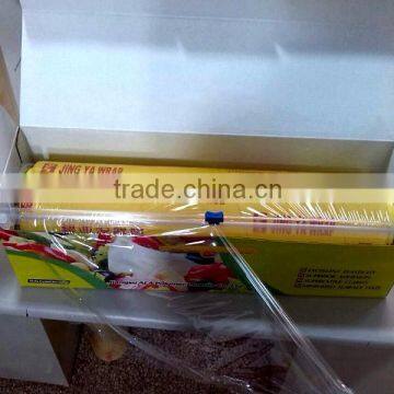 Package Film Dustproof Cling Film/pvc Soft Cling Wrap With Plastic Cutter photo-2