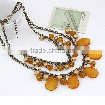 Fashion Jewelry Necklace Crystal Bead Necklace