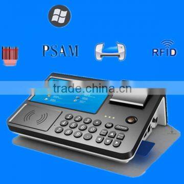 Android pos terminal with 7inch touch screen Android 4.0 OS with RFID/PSAM/WiFi/3G/Thermal printer/Barcode scanner