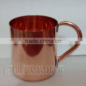 Solid Copper Drinking Mug