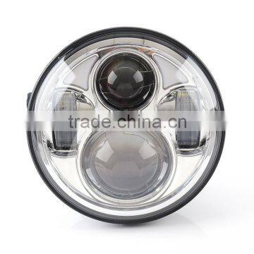 5 3/4" 5.75 Inch Motorcycle Daymaker Round LED Headlight Projector Lens IP 67 Driving Light For Harley Street BOB Dyna Fat Bob photo-3