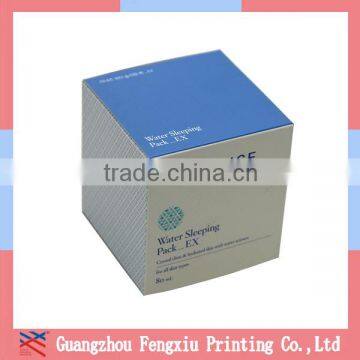 Custom printed luxury colorful empty package paper cosmetic box