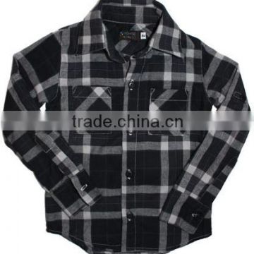 Wholesale casual flannel ladies designer shirt,plain dyed 100% cotton long sleeve plaids pattern flannel shirt