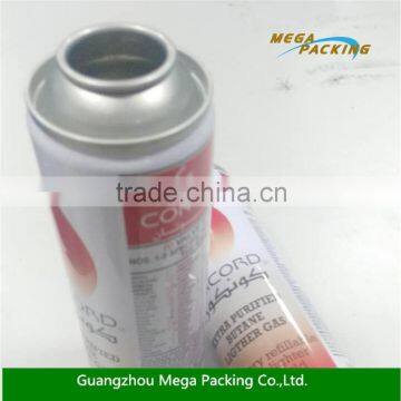 Safety Butane Gas Tinplate Aerosol Can photo-2