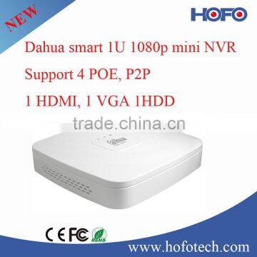 Dahua smart 1U NVR ,16CH POE NVR, MINI NVR