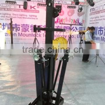 200kg steel heavy duty dj aluminum moving head line array tower truss lift tower/elevator tower