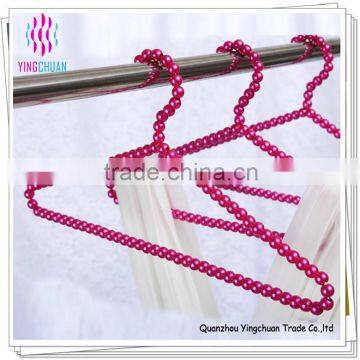 Plastic beaded hanger wholesale