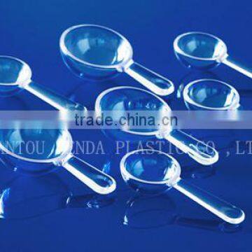 clean plastic spoon for 3g medicine powder, transparent plastic measuring spoon, milk powder plastic spoon, plastic tea spoon