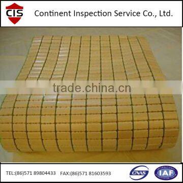 Furniture / Bamboo Mat Quality Inspection / Pre-shipment inspection service / 100% inspection service