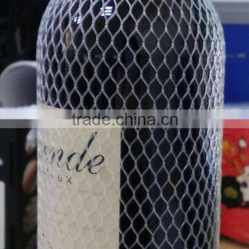 High quality wine bottle tubular protective packaging sleeve netting mesh factory in Guangzhou