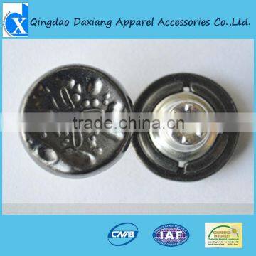 Zinc Alloy Jeans jacket button