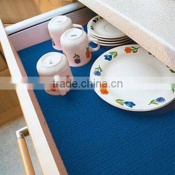 Eco-friendly PVC non slip kitchen shelf liner drawer liners