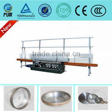 9 wheel spindles glass edge polishing machine glass grinding machine ce approved