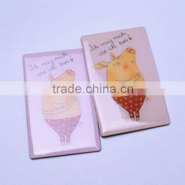 2016 Latest Lovely Cartoon Image Design Decorative Epoxy Resin Fridge Magnet
