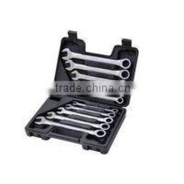 Combination ratcheting wrench set, 10pcs