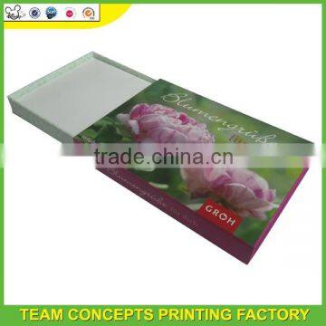 flower luxury gift box set packaging design