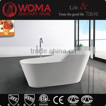 Q156A modern soaking bathtub/ Deep Acrylic Soaking Bath Tub