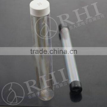 Clear plastic candy tube