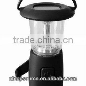 Dynamo and solar rechargeable camping light