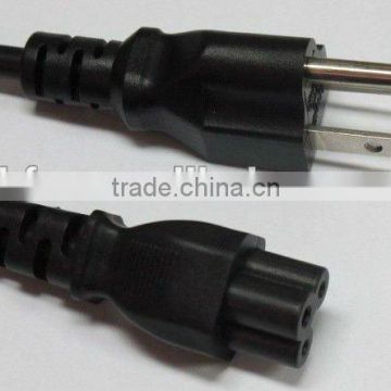 Hot sell 3 prong us ac power cord cable