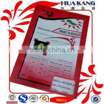 plastic pesticide packing bag