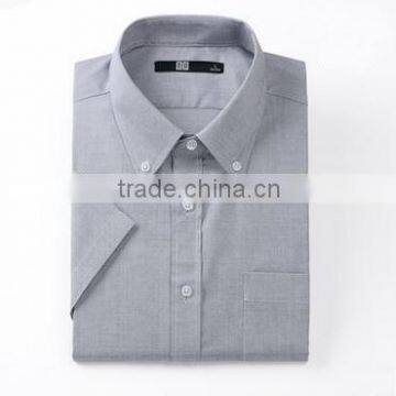 Last design ready made garments plus size cotton button up solid poplin italian mens dress slim shirt