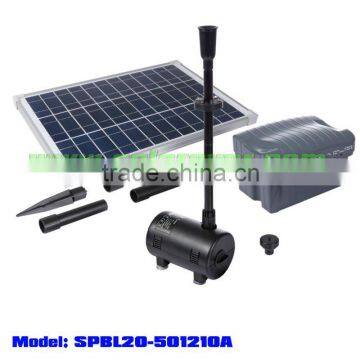 Solar garden fountain pump (SPBL20-501210A)