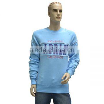 Heather Polar Fleece men crew neck pullover sweatshirt