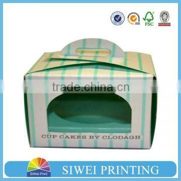 fashion decorative customize paper cake box