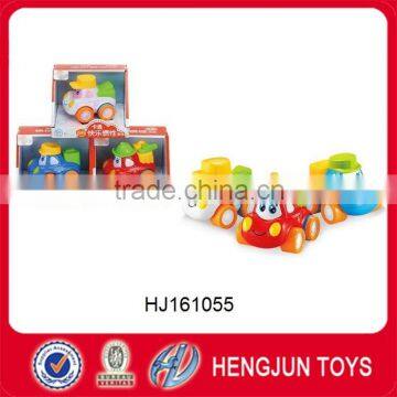factory price cartoon plastic mini inertia car toys