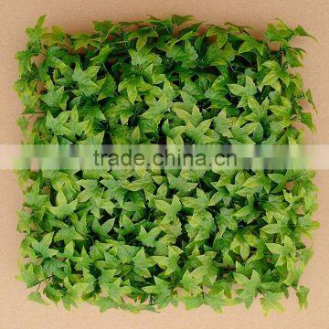 Wall Decorative Plastic Indoor Artificial Ivy Grass Mat Hedge for Sell