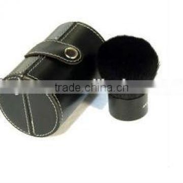 cylinder kabuki brush,make up black cosmetic brush