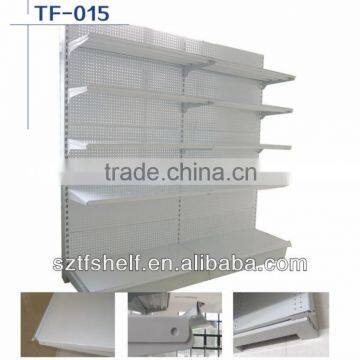 HOT SLE Supermarket shelf In back hole shelf TF-015 made in Jangsu CHINA