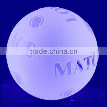 High Quality White Laser Engraving Crystal Glass Paperweight photo-2