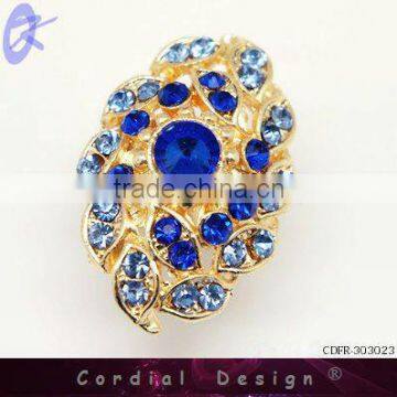 Hot Sale Wholesale Exaggerate Big More Rhinestone Ring