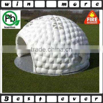 hot sale large commercial used inflatable white inflatable dome tent for party, inflatable camping tent for sale