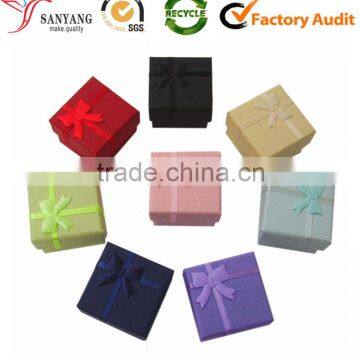 Simple recycle handmade jewelry gift custom box manufacturer 10 years' professionality