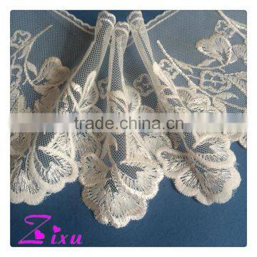 Embroidery mesh laces/beautiful flower mesh chemical lace fabric for bridal dress