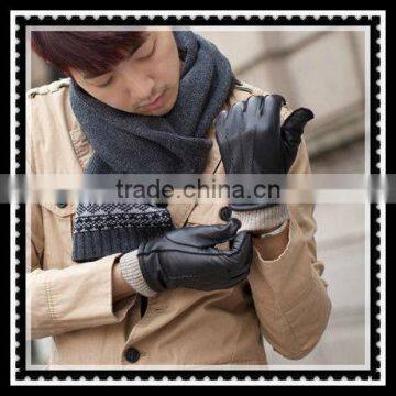 Mens Cheap Car Driving Glove Made of Sheepskin Leather