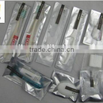 Hotel amenities set/disposable dental kits/shaving kits/sewing kits/hotel bathroom slippers set