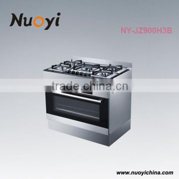 Cheap price kitchen appliance manufacturer 5 burner gas baking cooking cooker with oven electric