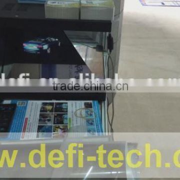 See through 3d showcase stereo display